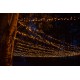 ȘIR LUMINOS CDC 50LED, 5m, ALB CALD, CABLU NEGRU