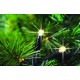 ȘIR LUMINOS CDC 50LED, 5m, ALB CALD, CABLU NEGRU